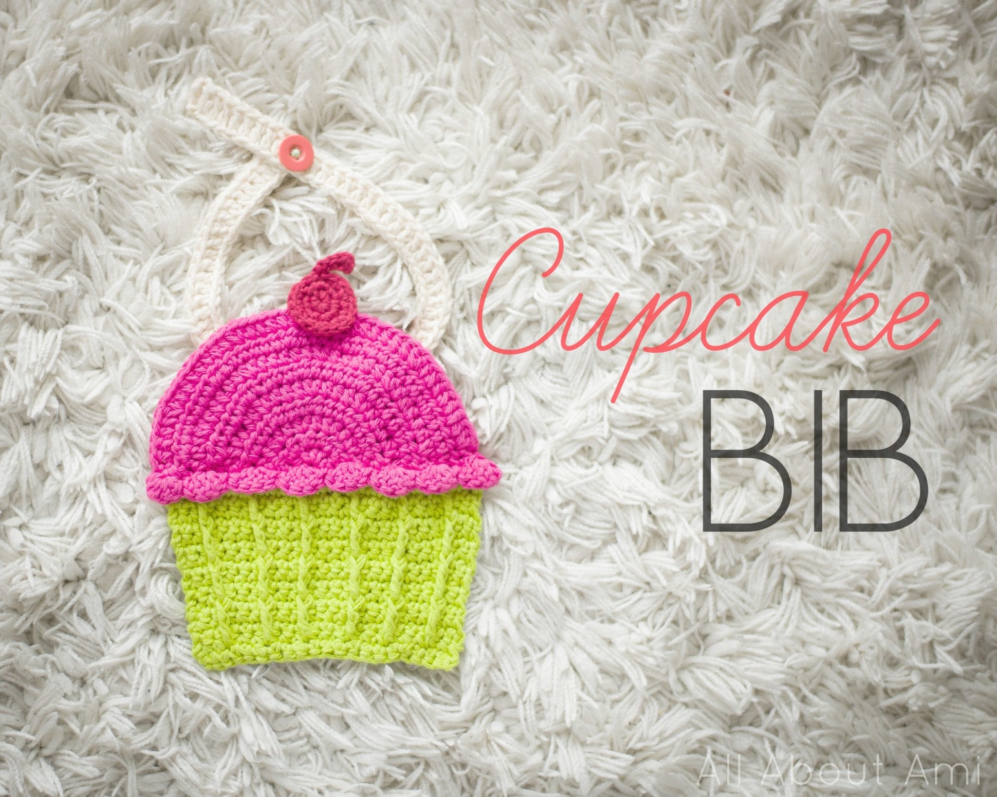 Cupcake Bib/Dishcloth - All About Ami
