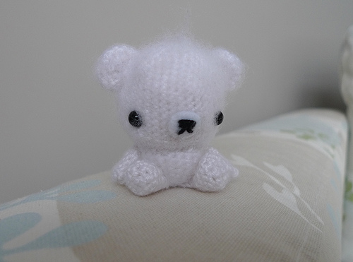 Fuzzy White Bear