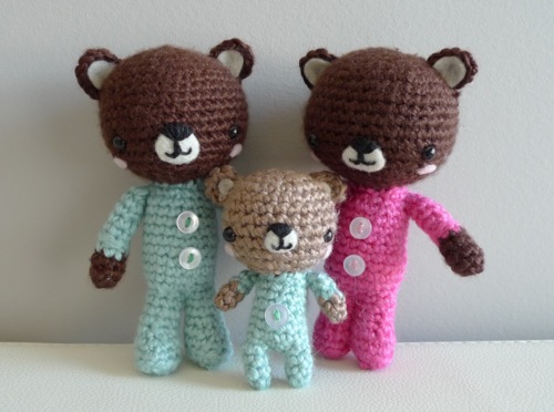 Crochet P.J. Teddies