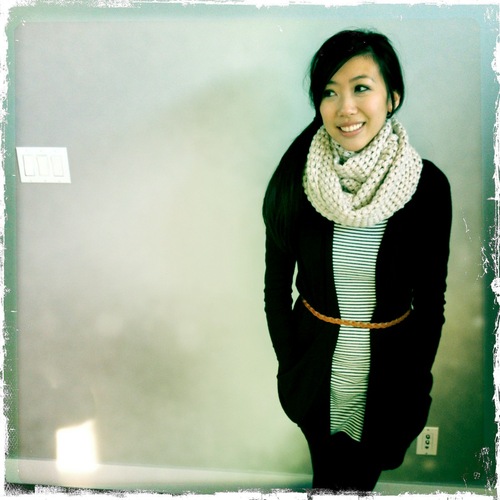 Puff Stitch Scarf
