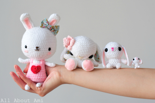 Crochet Sweetheart Bunny