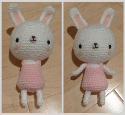 Crochet Sweetheart Bunny