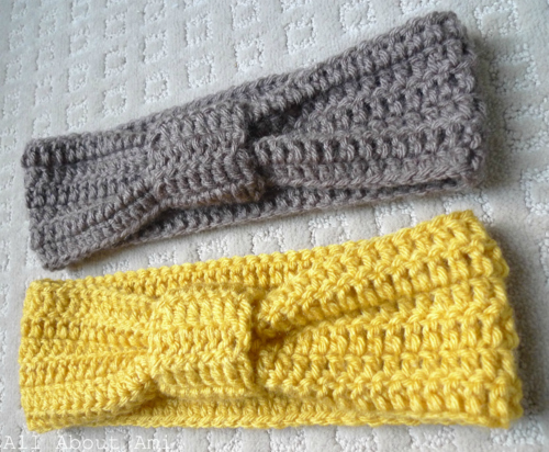 Crochet Knotted Headband