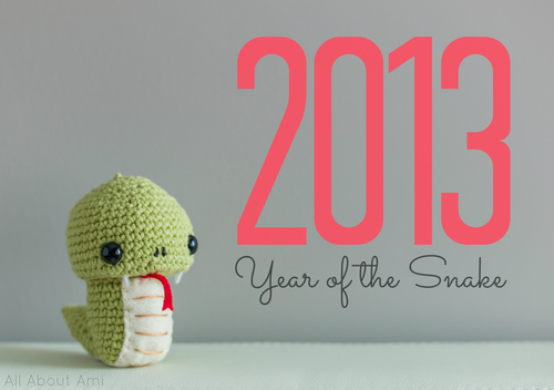 Chinese New Year Crochet Snake