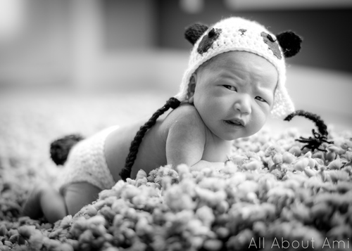 Crochet Baby Panda Outfit