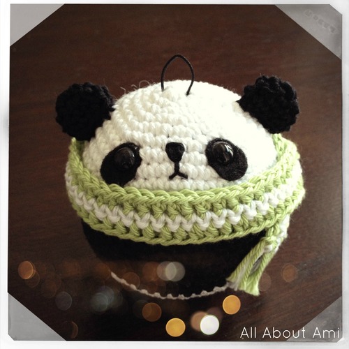 Amigurumi Panda Ornament