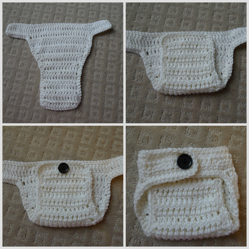 Crochet Baby Panda Outfit