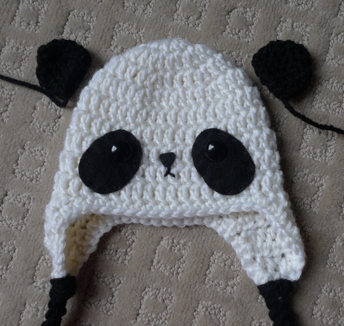 Crochet Baby Panda Outfit