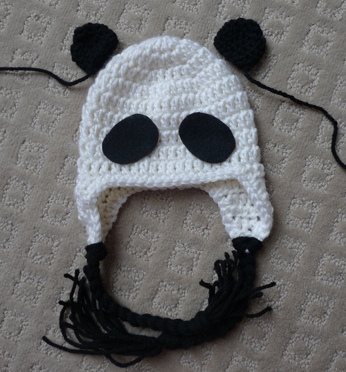 Crochet Baby Panda Outfit