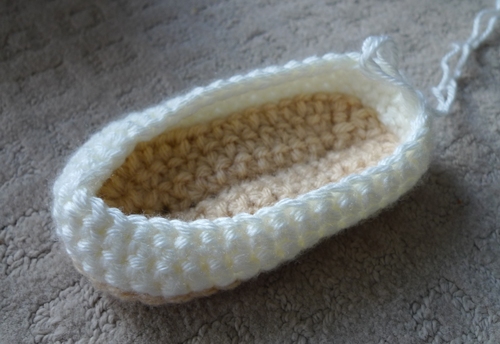 Crochet Toddler Loop Boots with Suede Sole