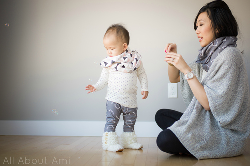 Crochet Toddler Loop Boots with Suede Sole