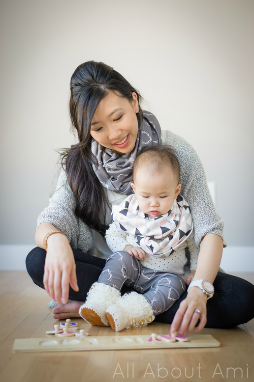 Crochet Toddler Loop Boots with Suede Sole