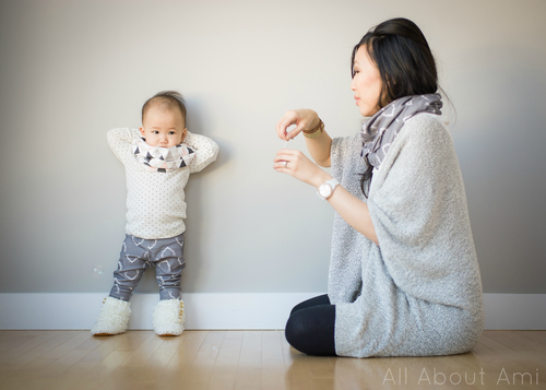 Crochet Toddler Loop Boots with Suede Sole