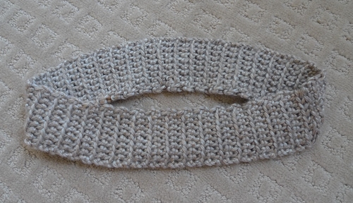 Crochet Cabled Slouchy Beanie
