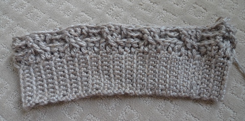 Crochet Cabled Slouchy Beanie