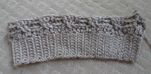 Crochet Cabled Slouchy Beanie