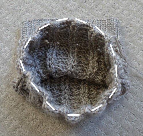 Crochet Cabled Slouchy Beanie