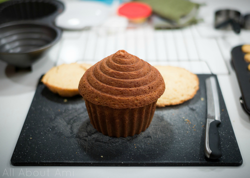 Giant Birthday Cupcake - All About Ami