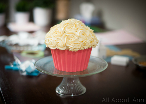 Giant Cupcake cake silicone mould handmade