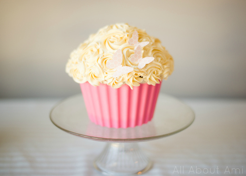 Giant Birthday Cupcake - All About Ami