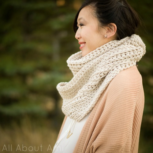 Crochet Triple Luxe Cowl