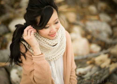 Crochet Triple Luxe Cowl