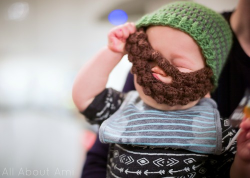 Crochet beard 2025 hat
