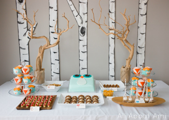 Woodland Creature Birthday Party 