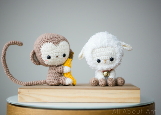 Crochet Chinese New Year Monkey and Lamb