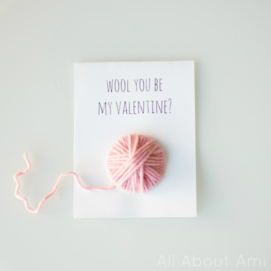 Wool Valentine Card 3