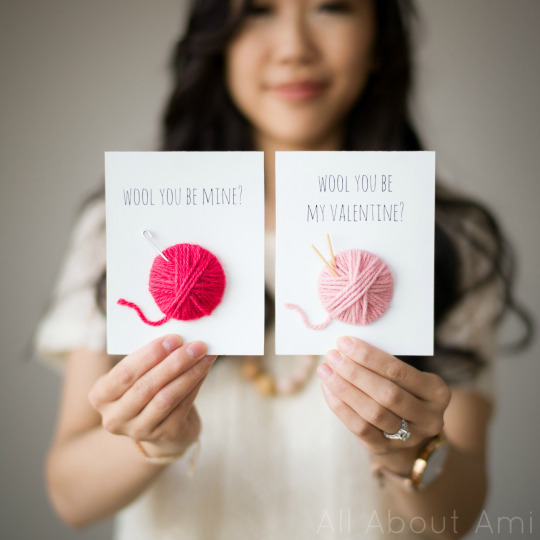 Wool Valentine Cards