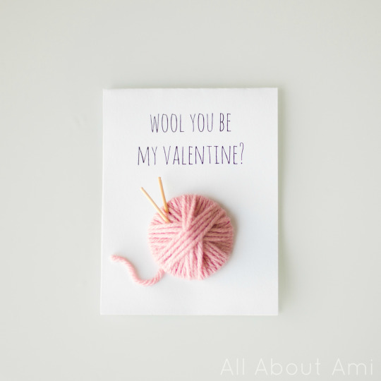 Wool Valentine Card 6