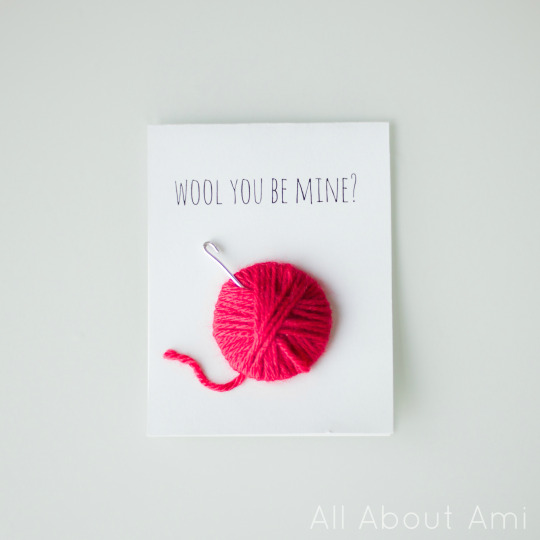 Wool Valentine Card 7