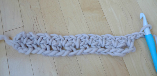 Crochet Moss Fringe Scarf