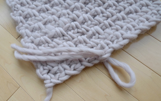 Crochet Moss Fringe Scarf