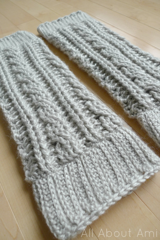 Cabled Legwarmers/Boot Cuffs - All About Ami