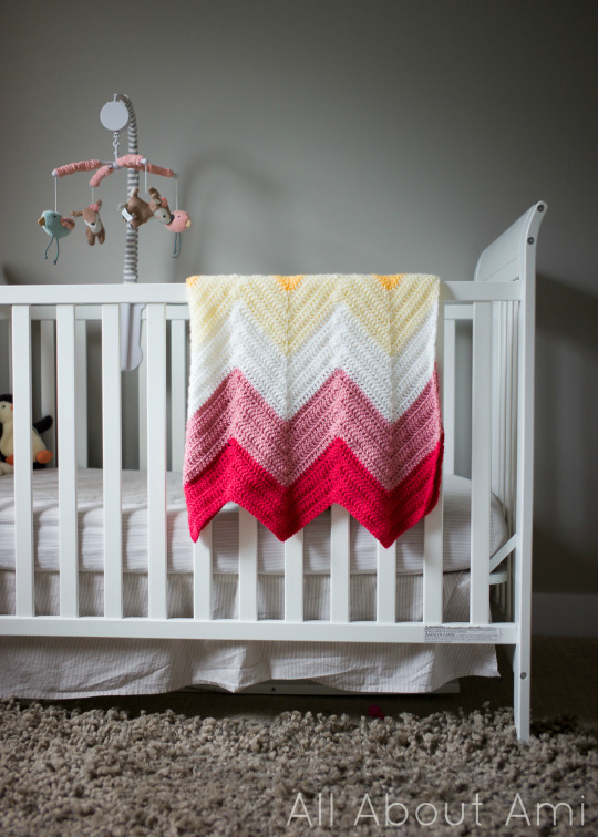 Bold & Bright Chevron Baby Blanket