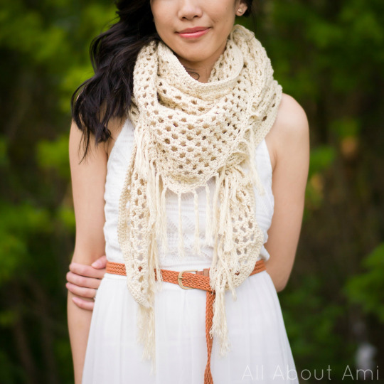 Simple Shells Light Wrap Crochet Pattern