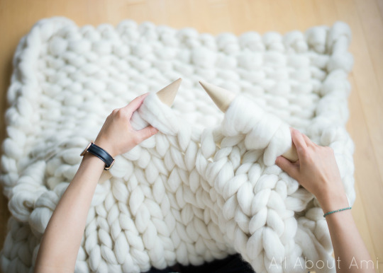 Chunky Knit Blanket Kit with Video!