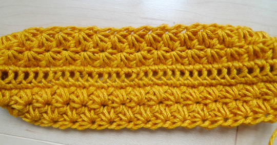 Crochet Star Stitch Pouch