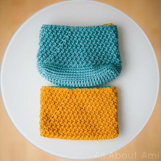 Crochet Star Stitch Pouch