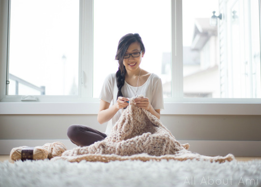 Chunky Braided Cabled Blanket