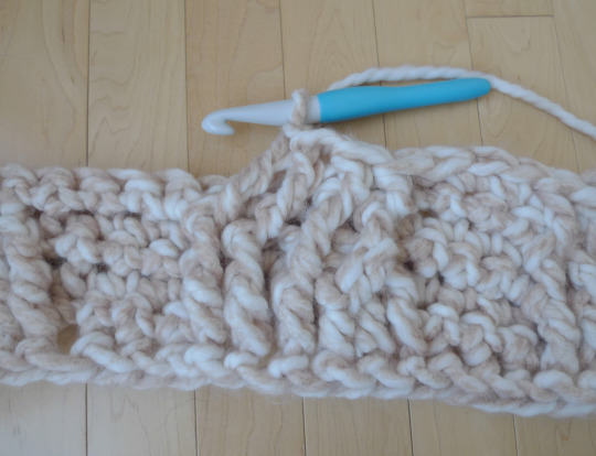 Chunky Braided Cabled Blanket