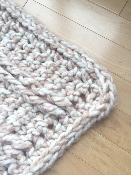 Chunky Braided Cabled Blanket