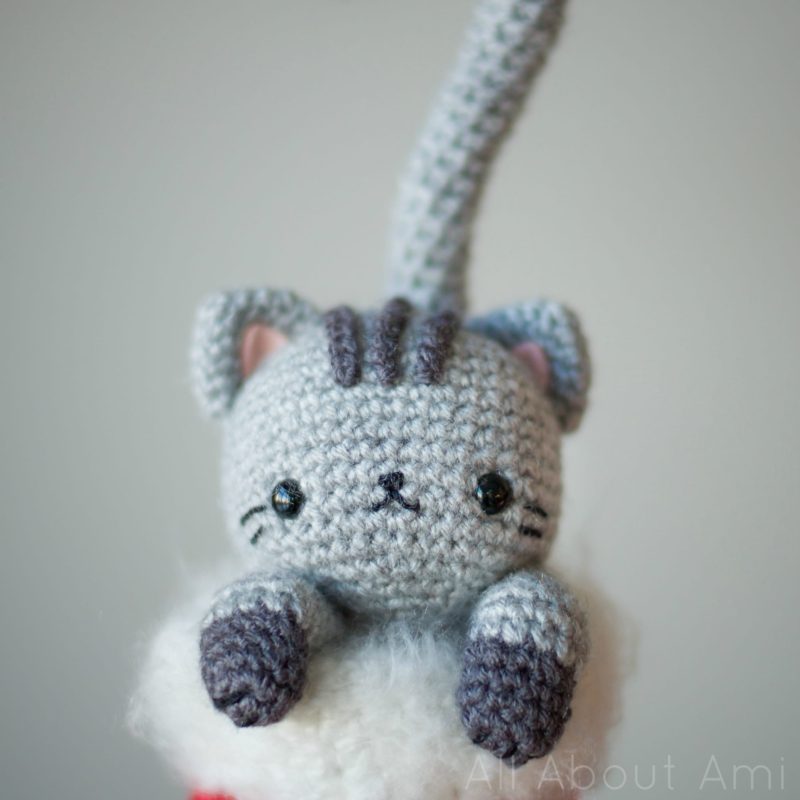 Crochet Chester the Christmas Cat Amigurumi