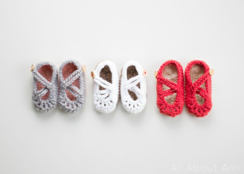 Crochet Baby Mary-Janes