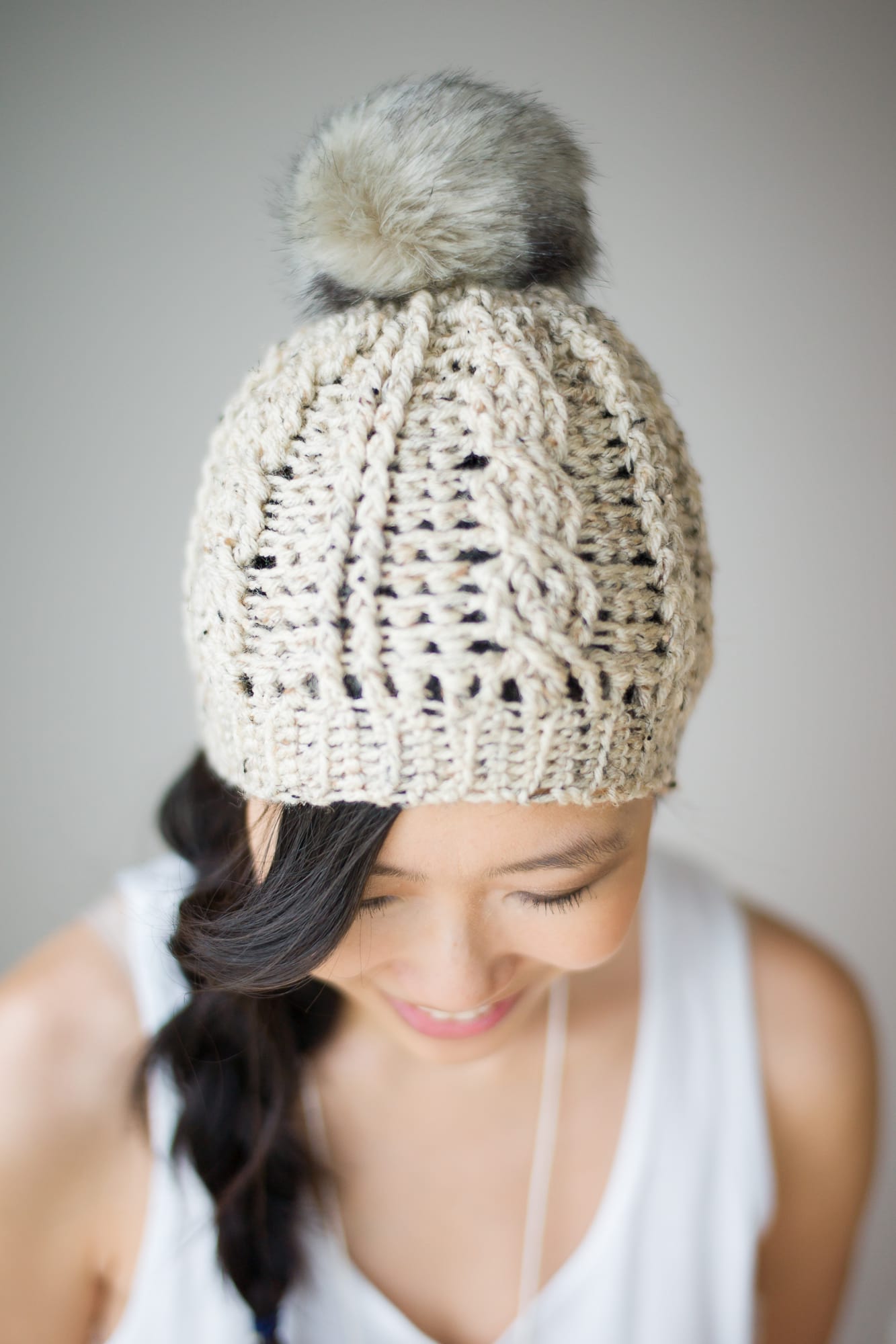 Brilliant Cables Beanie- Free Crochet Pattern - A Purpose and A Stitch