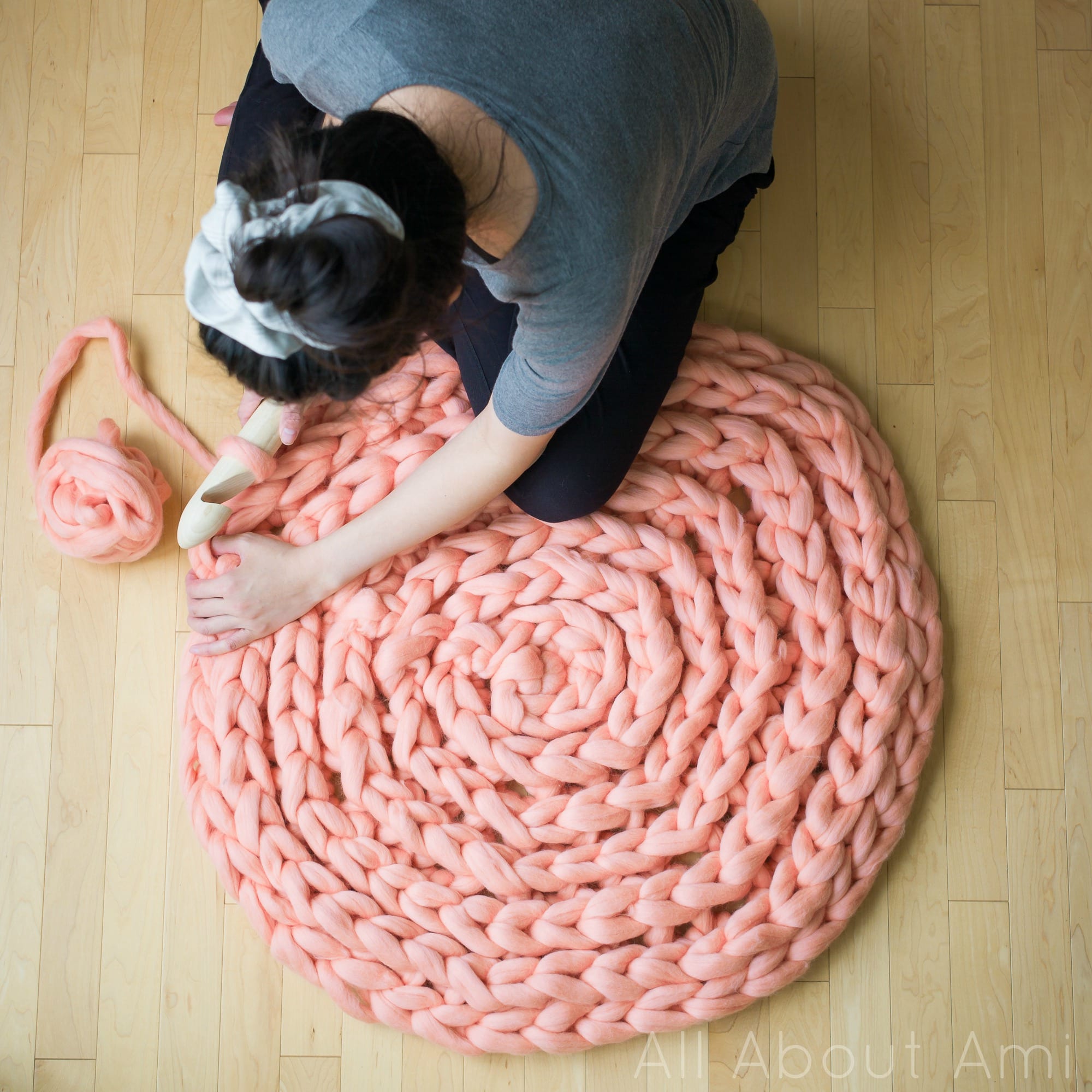 Extreme Crocheted Rug All About Ami, Hand Crochet Rug