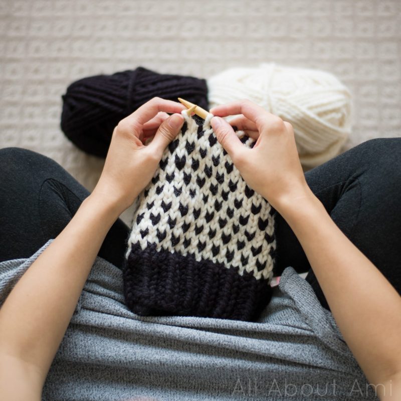 Knitted Fair Isle Hats