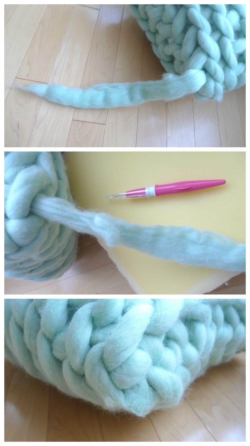 How to Felt Yarn Ends Together All About Ami